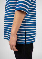 PHARE Anti-Uv Striped Tunic (DEEP TEAL / IVORY)