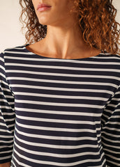 PHARE Anti-Uv Striped Tunic (NAVY / WHITE)