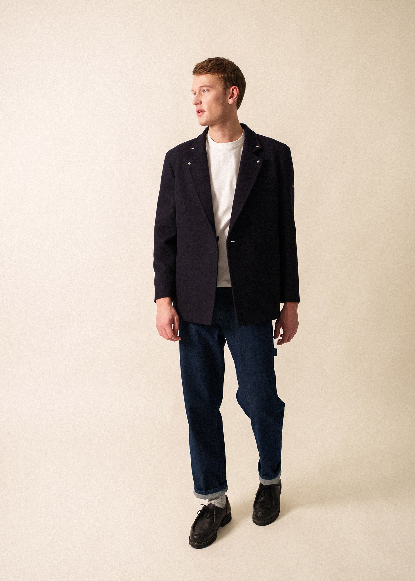 PERFECTO PEACOAT x Guillaume Larquemain (NAVY)
