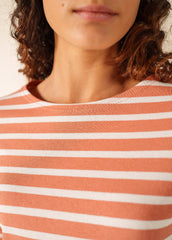 MERIDAME II Breton Shirt (CLAY / WHITE)