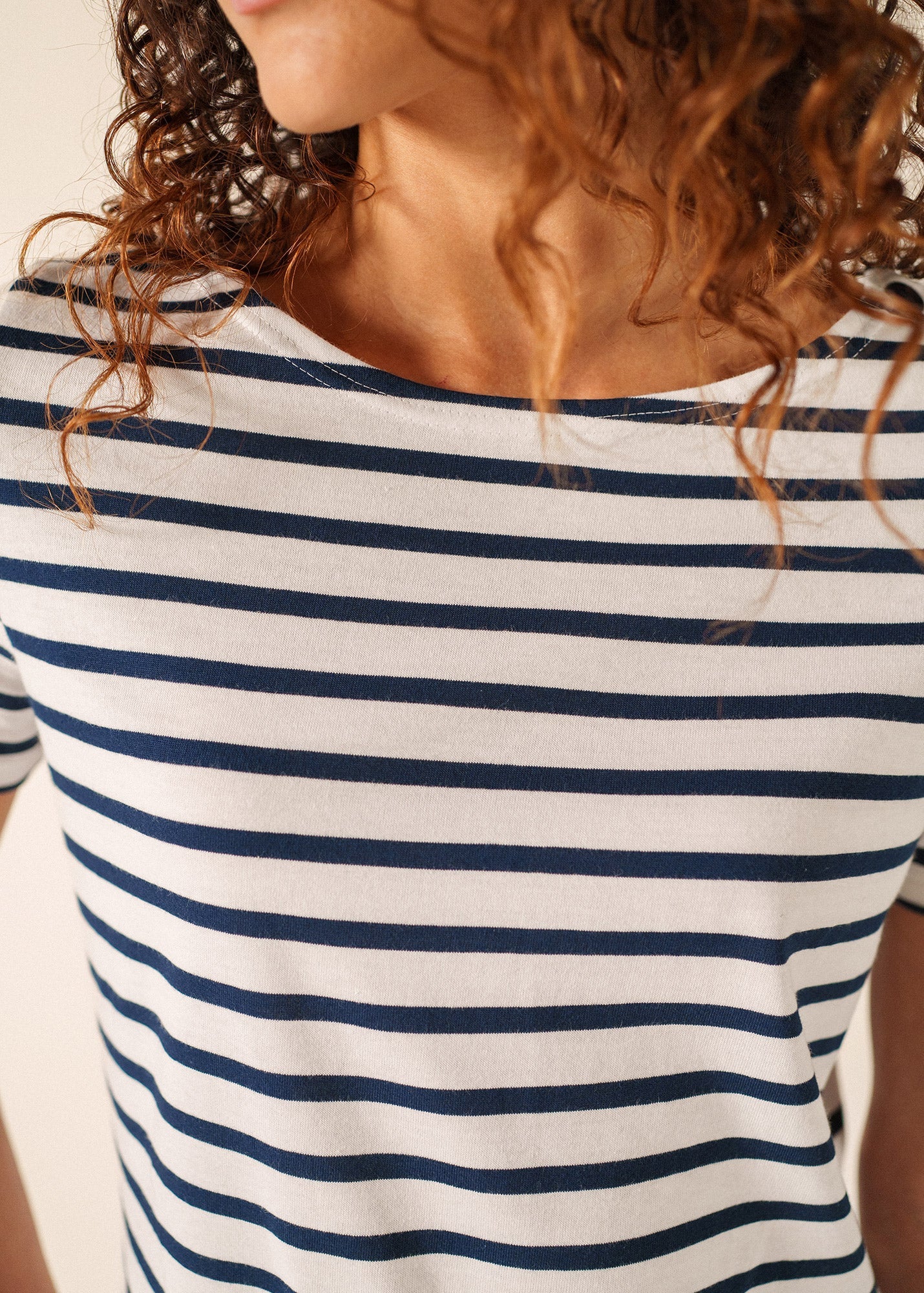 VILLEFRANCHE Nautical Dress  (WHITE / NAVY)