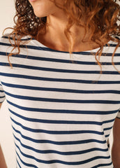 VILLEFRANCHE Nautical Dress  (WHITE / NAVY)