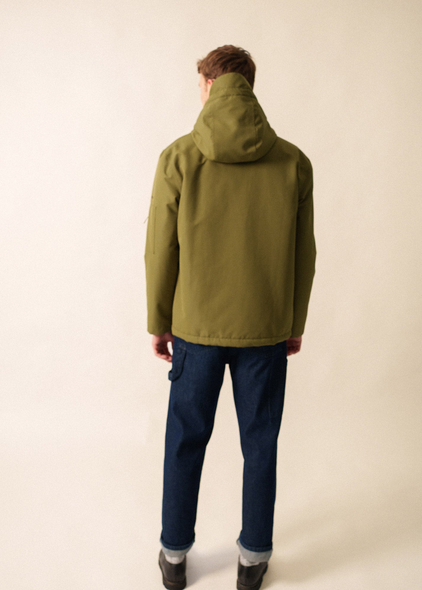 ST DENIS Hooded Jacket (OLIVE GREEN)