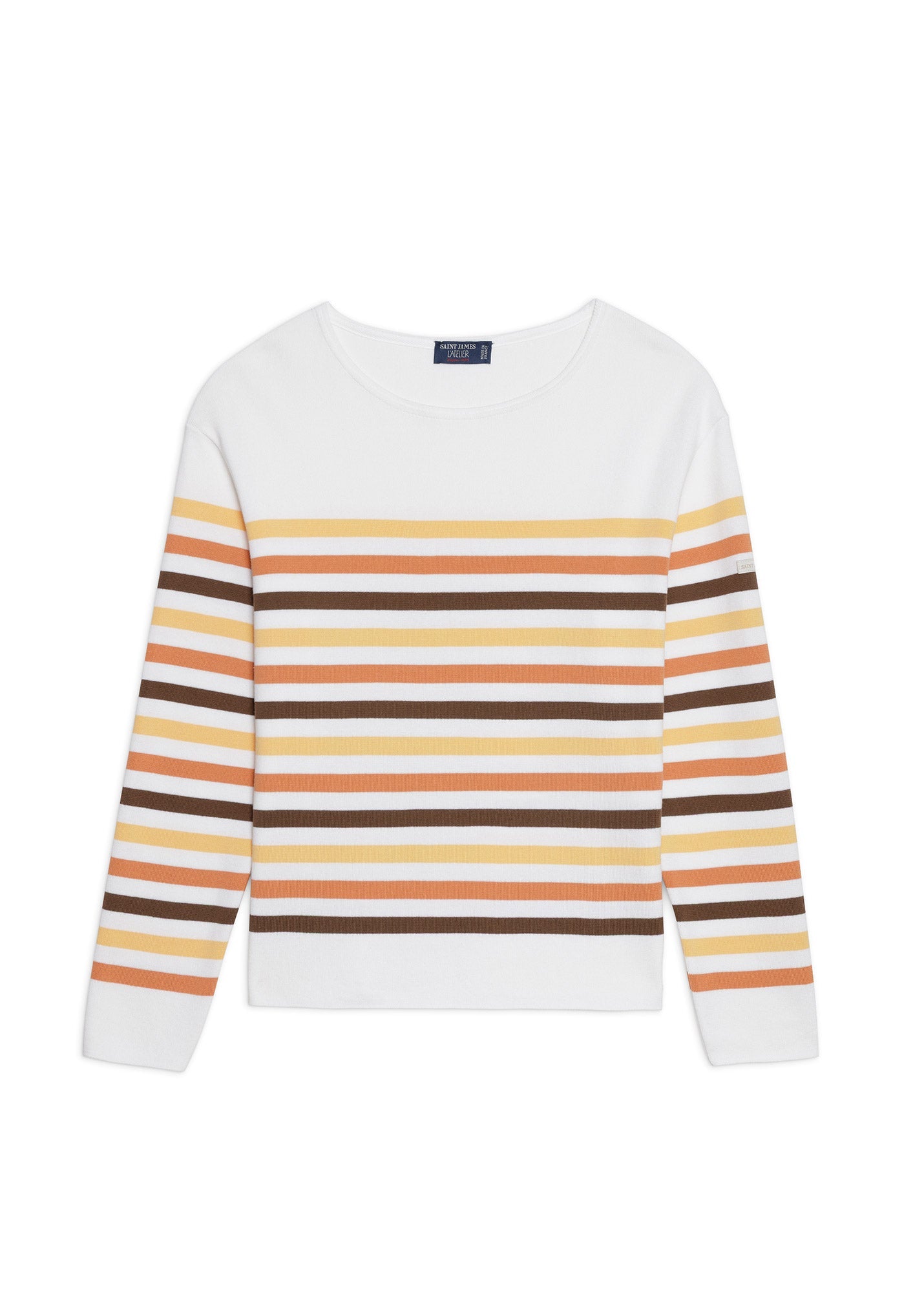 ECRIN COTTON TRICOLOR Striped Sweater (INTERWOVEN EARTH)