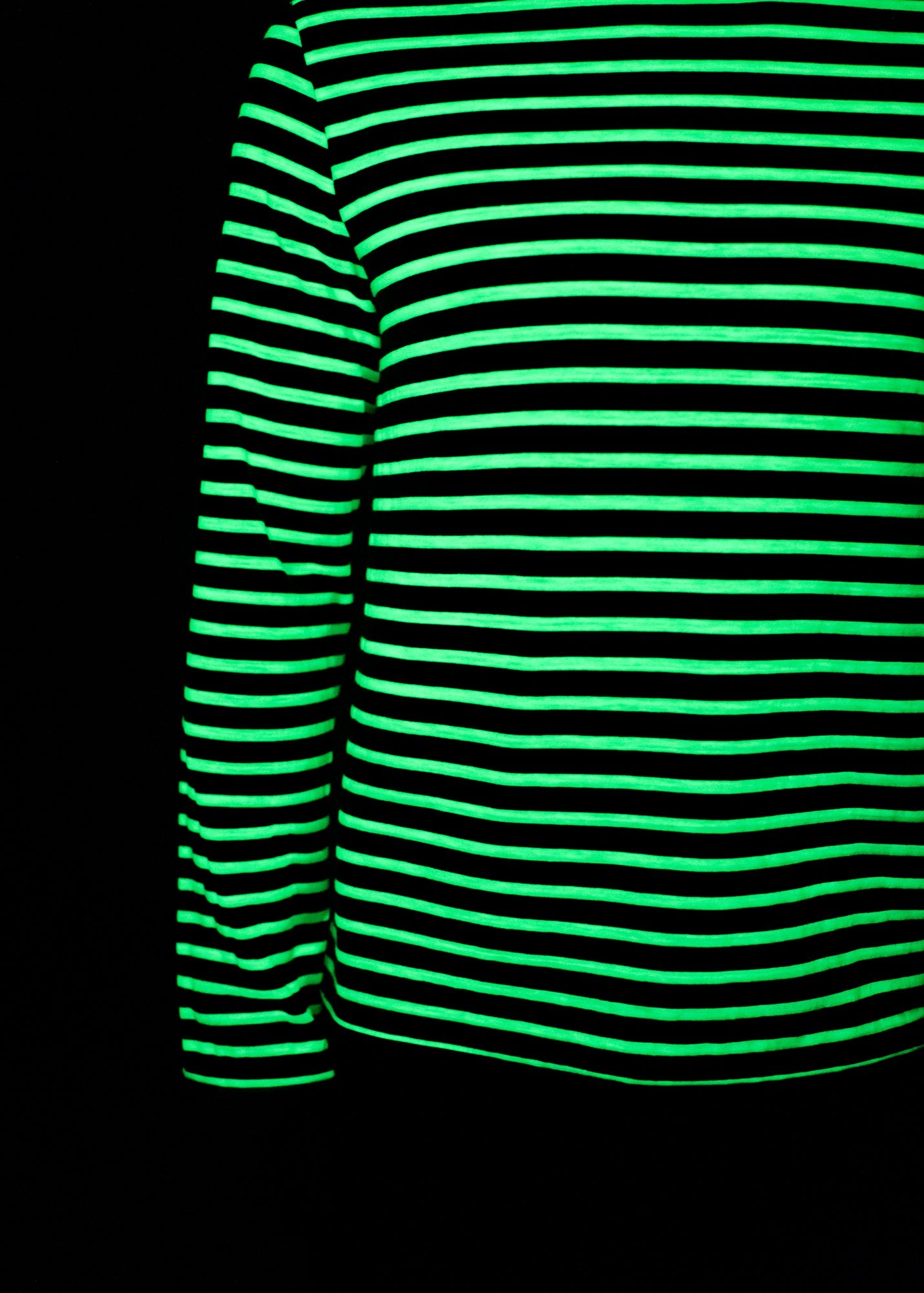 GLOWLINE MINQUIERS Breton Shirt (NAVY / GLOW)