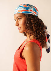 Play graphic print silk square scarf (PLAY)