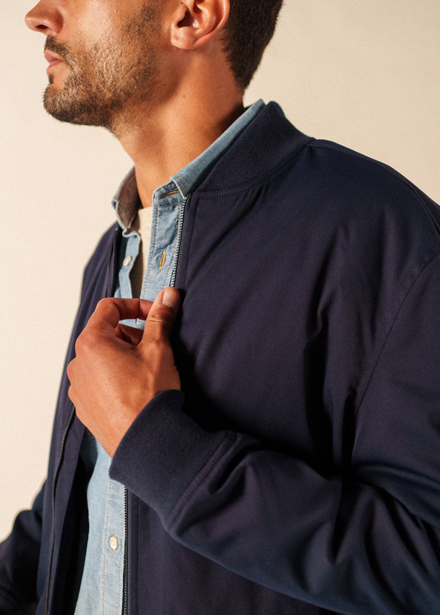 ST DARIO bomber jacket  (NAVY)
