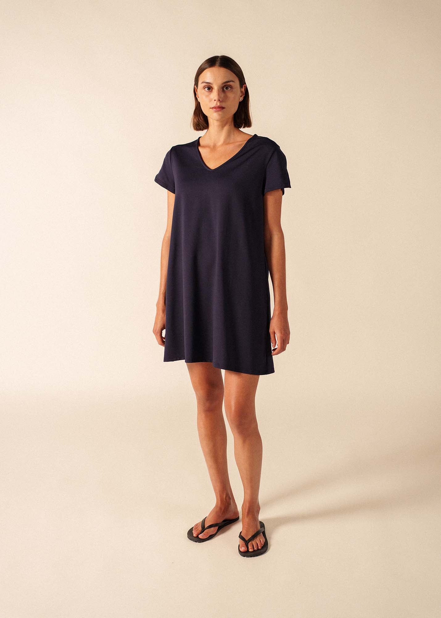 VICQ shift dress (NAVY)
