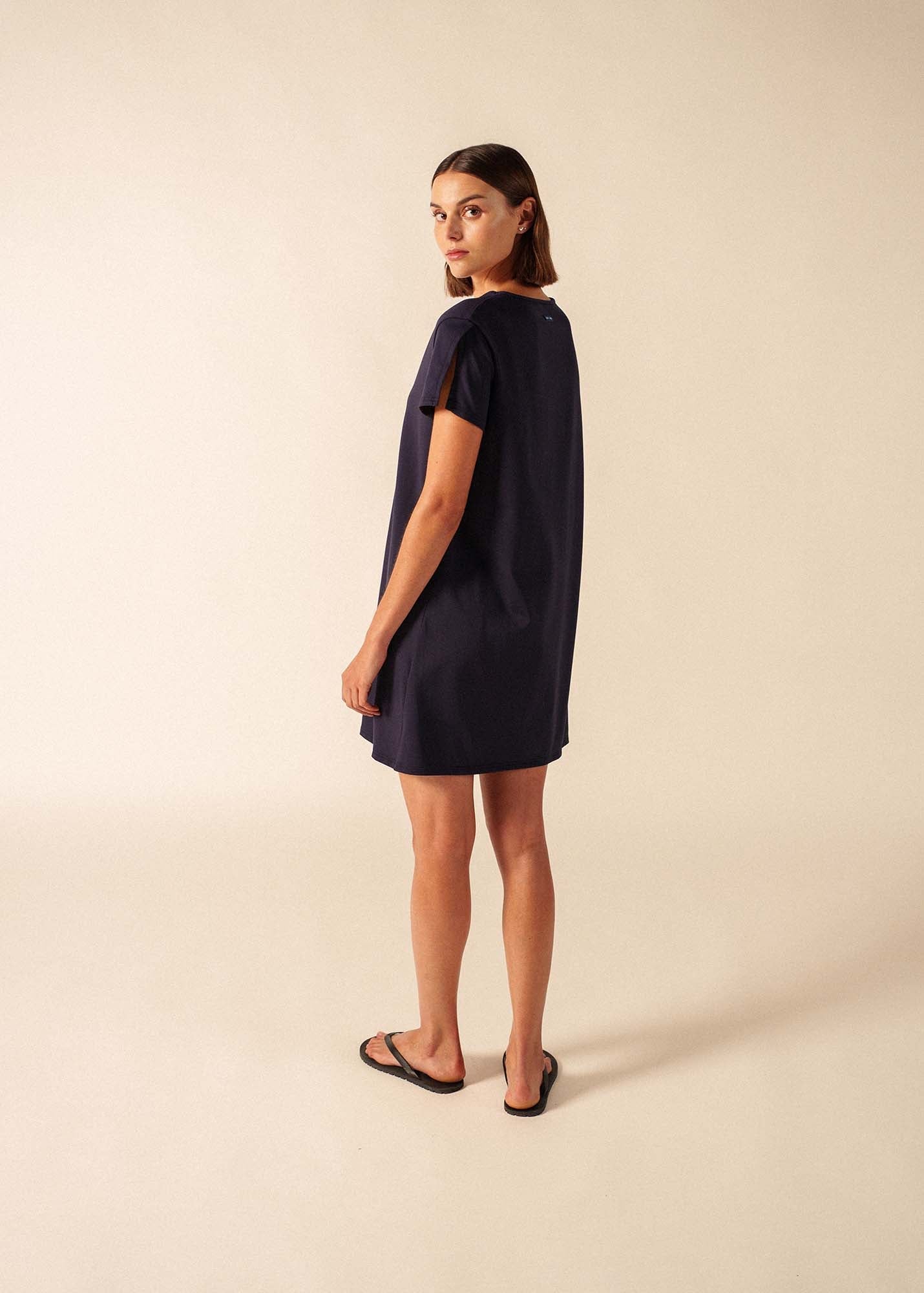 VICQ shift dress (NAVY)