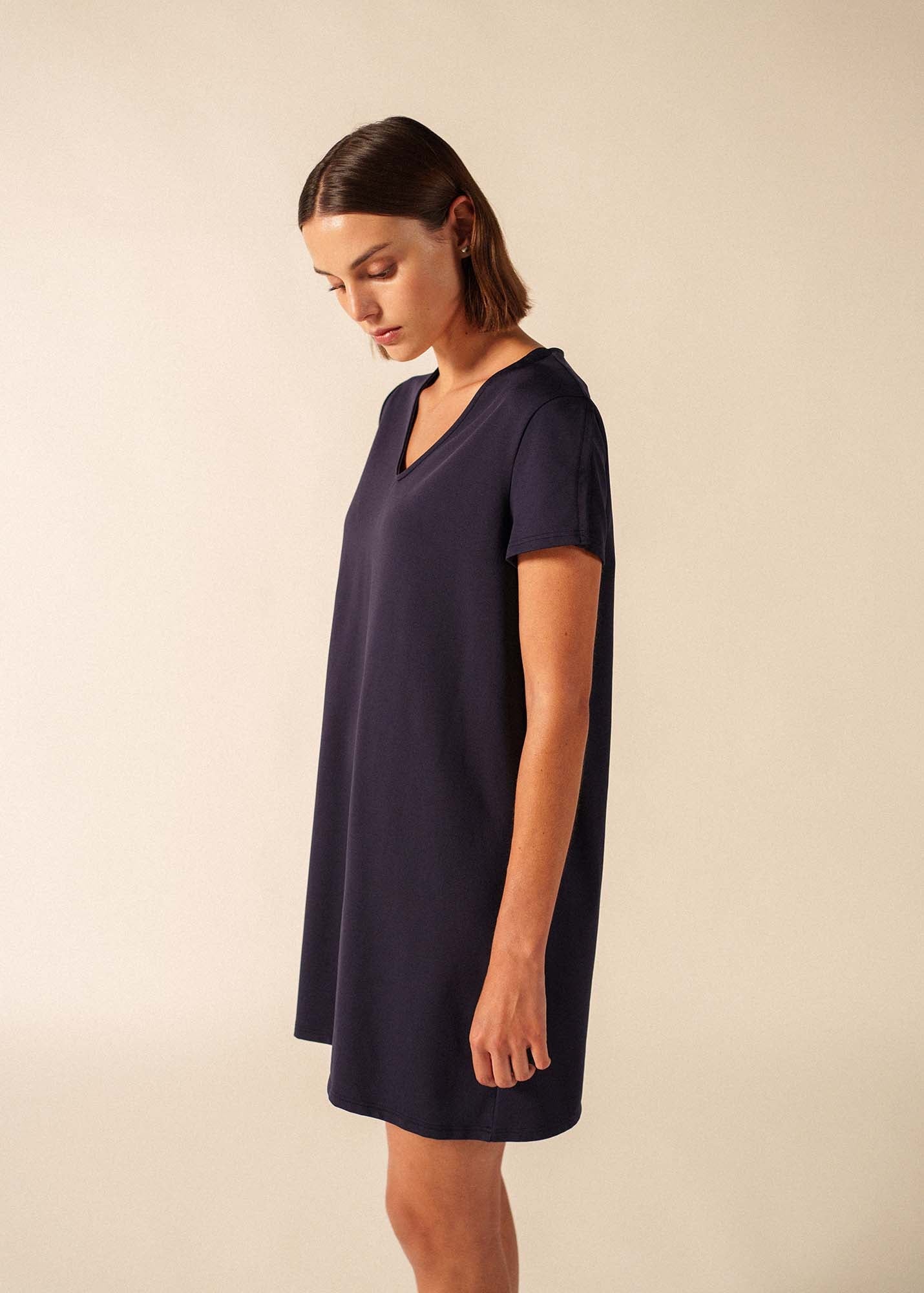 VICQ shift dress (NAVY)