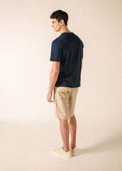 ARSENE Cotton T-Shirt (NAVY)