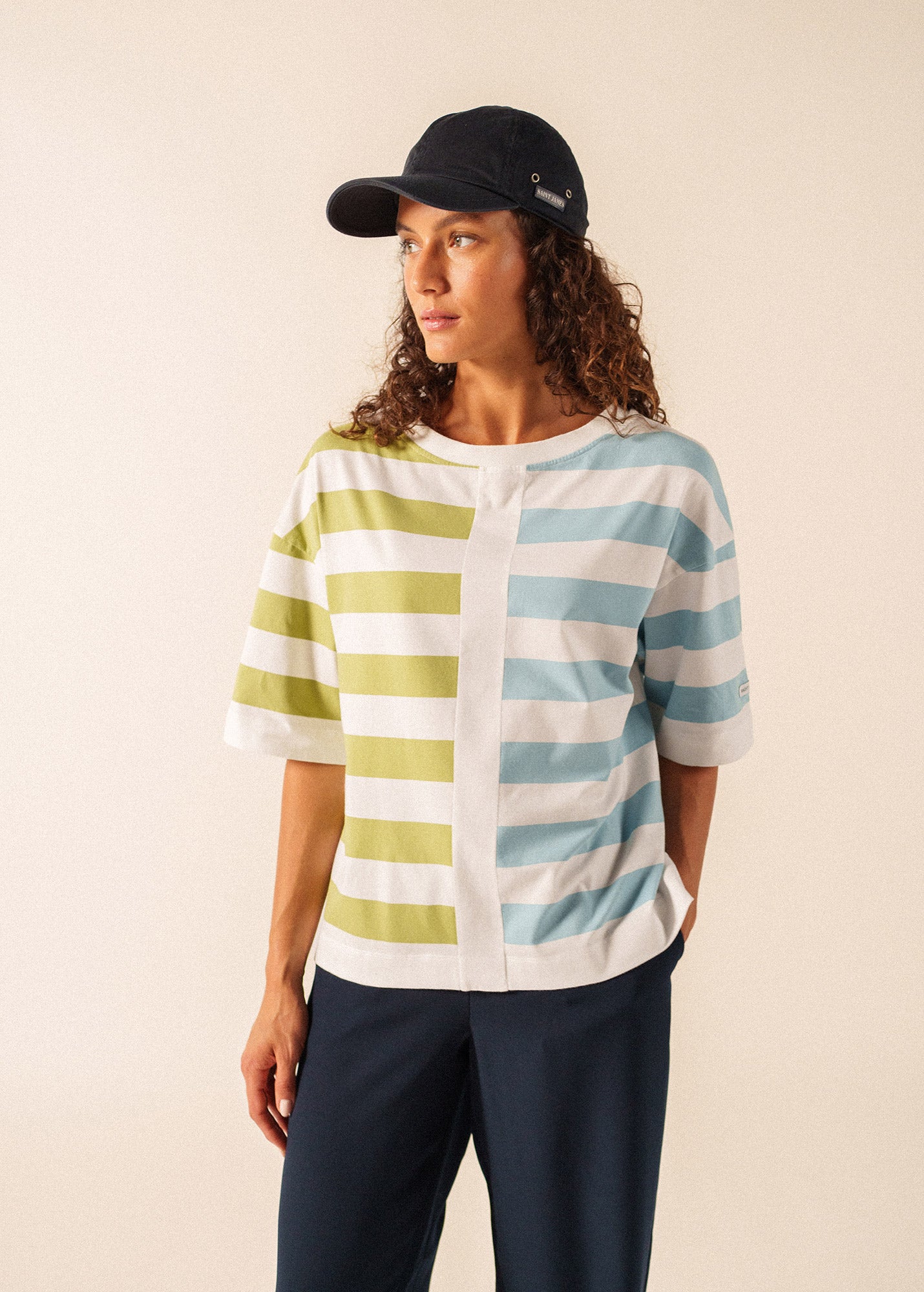 ESTELLE Graphic Striped T-Shirt (ACCALMIE)