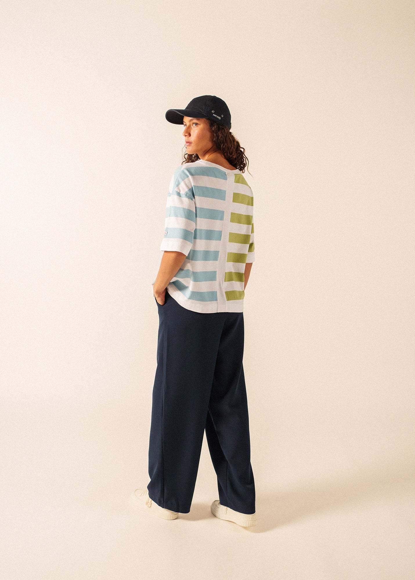 ESTELLE Graphic Striped T-Shirt (ACCALMIE)