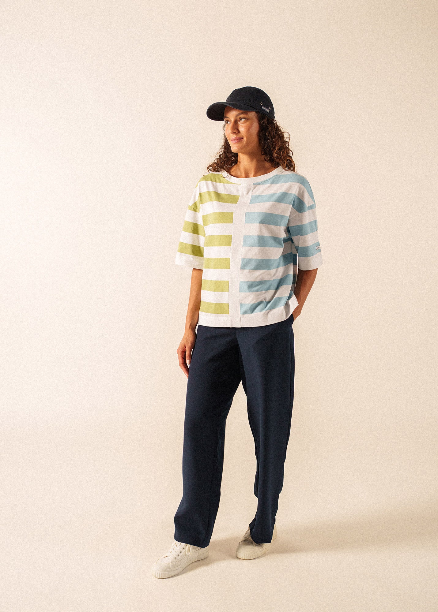 ESTELLE Graphic Striped T-Shirt (ACCALMIE)