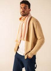 Multicolored striped scarf (INTERWOVEN EARTH)