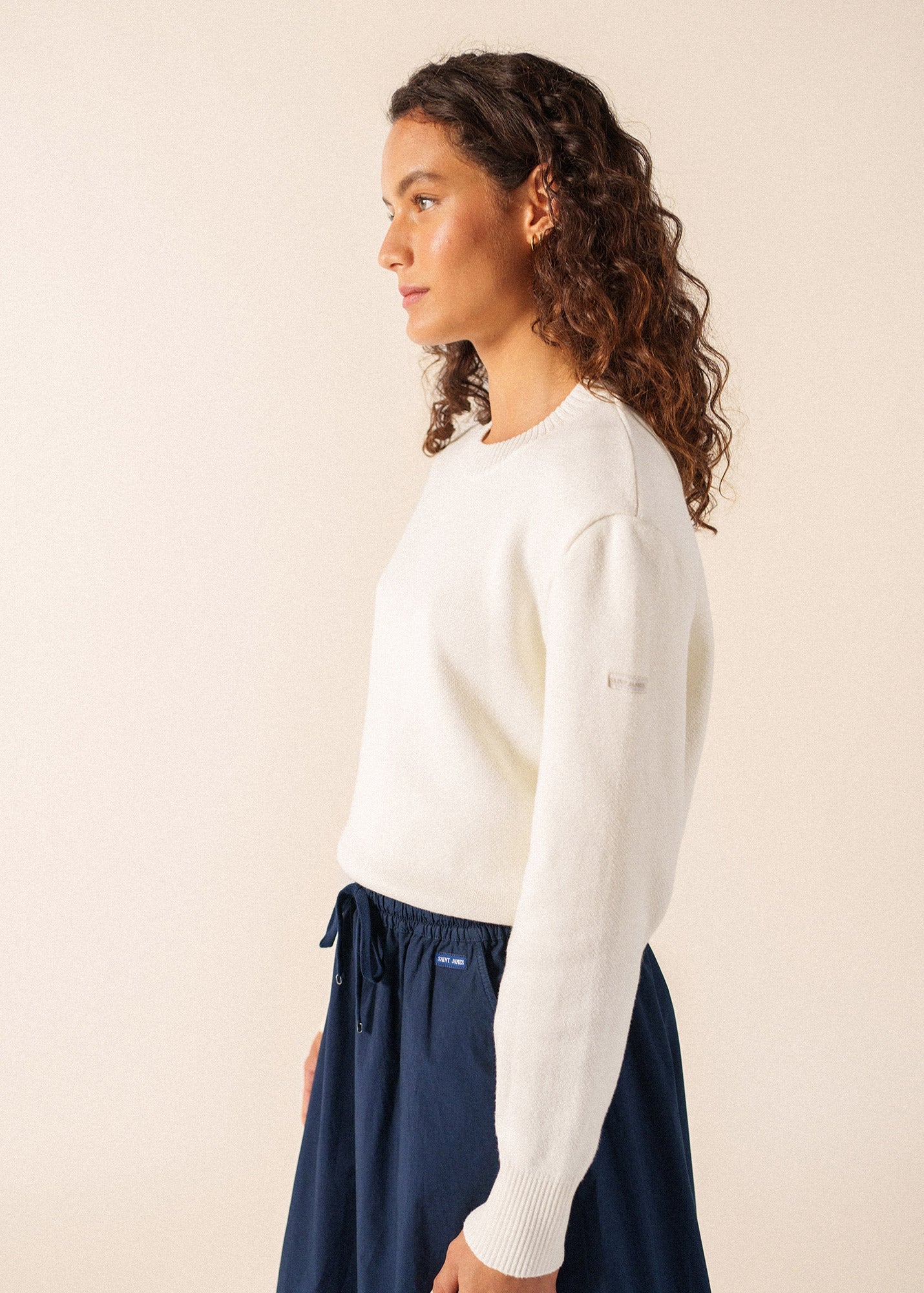 CAVAILLON Cotton Sweater (IVORY)