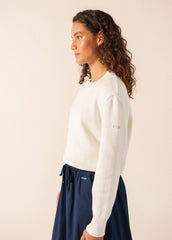 CAVAILLON Cotton Sweater (IVORY)