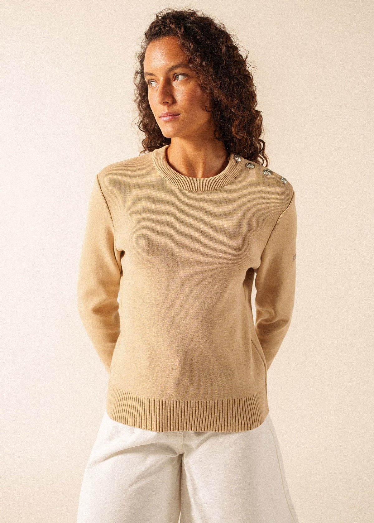 CANCALE Cotton Sweater (SAIL CANVAS)