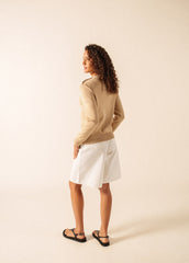 CANCALE Cotton Sweater (SAIL CANVAS)