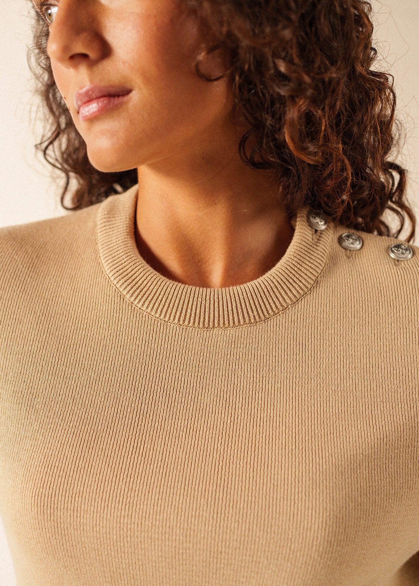 CANCALE Cotton Sweater (SAIL CANVAS)