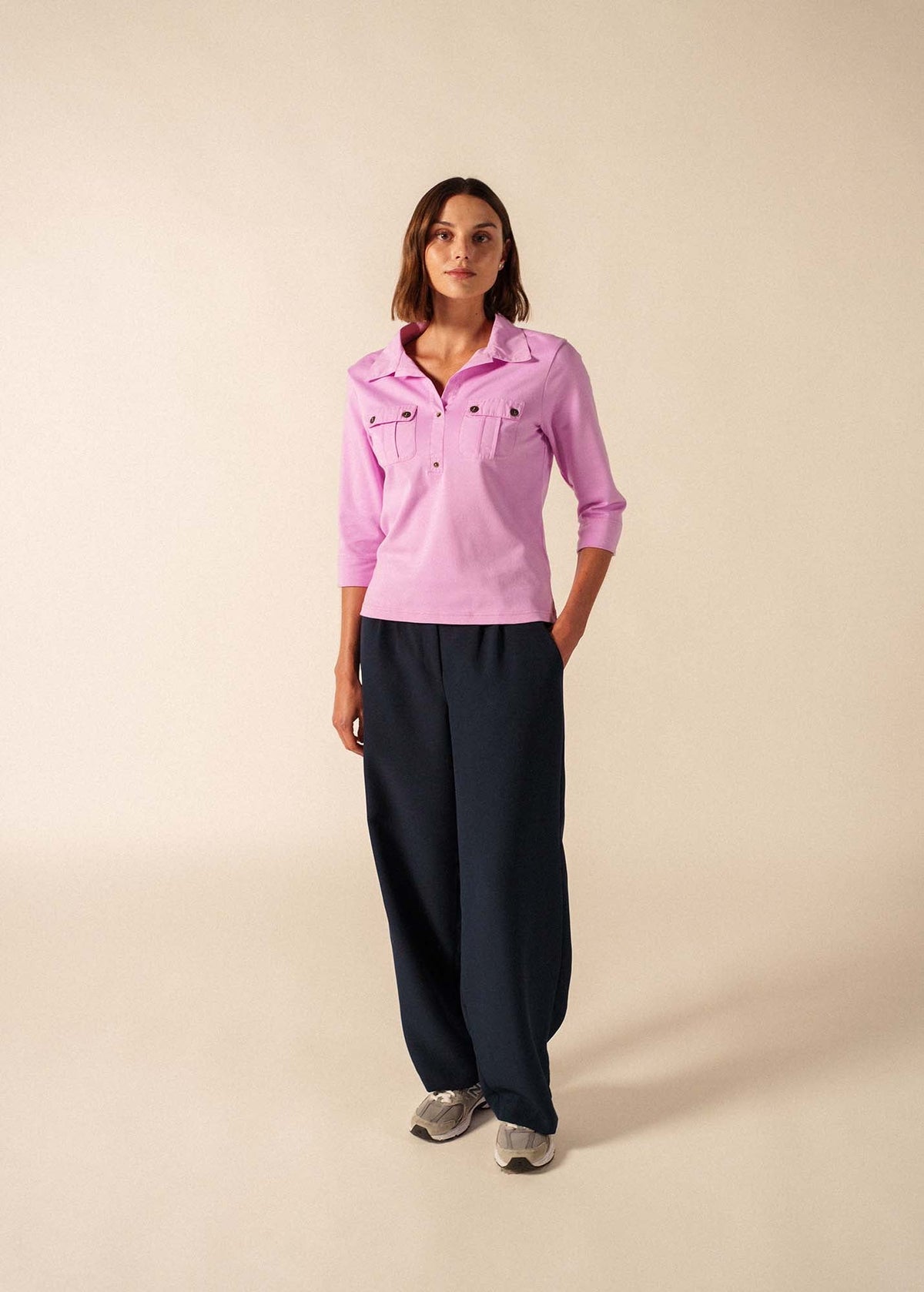 OLERON Polo Shirt (TEA ROSE PINK)