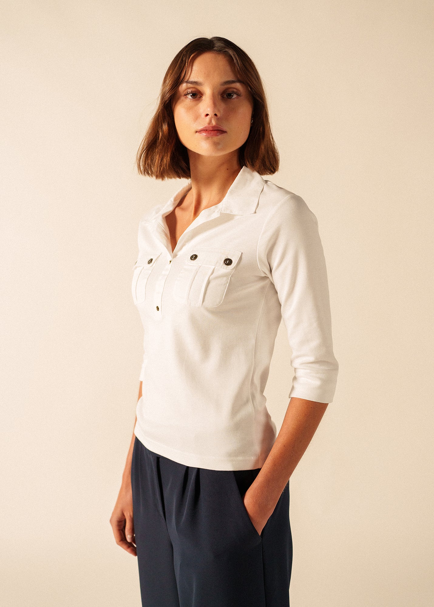 OLERON Polo Shirt (WHITE)