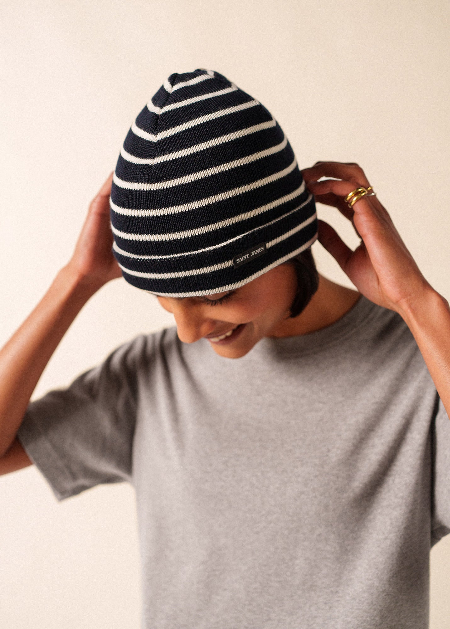 CARTIER Nautical Beanie (NAVY / IVORY)