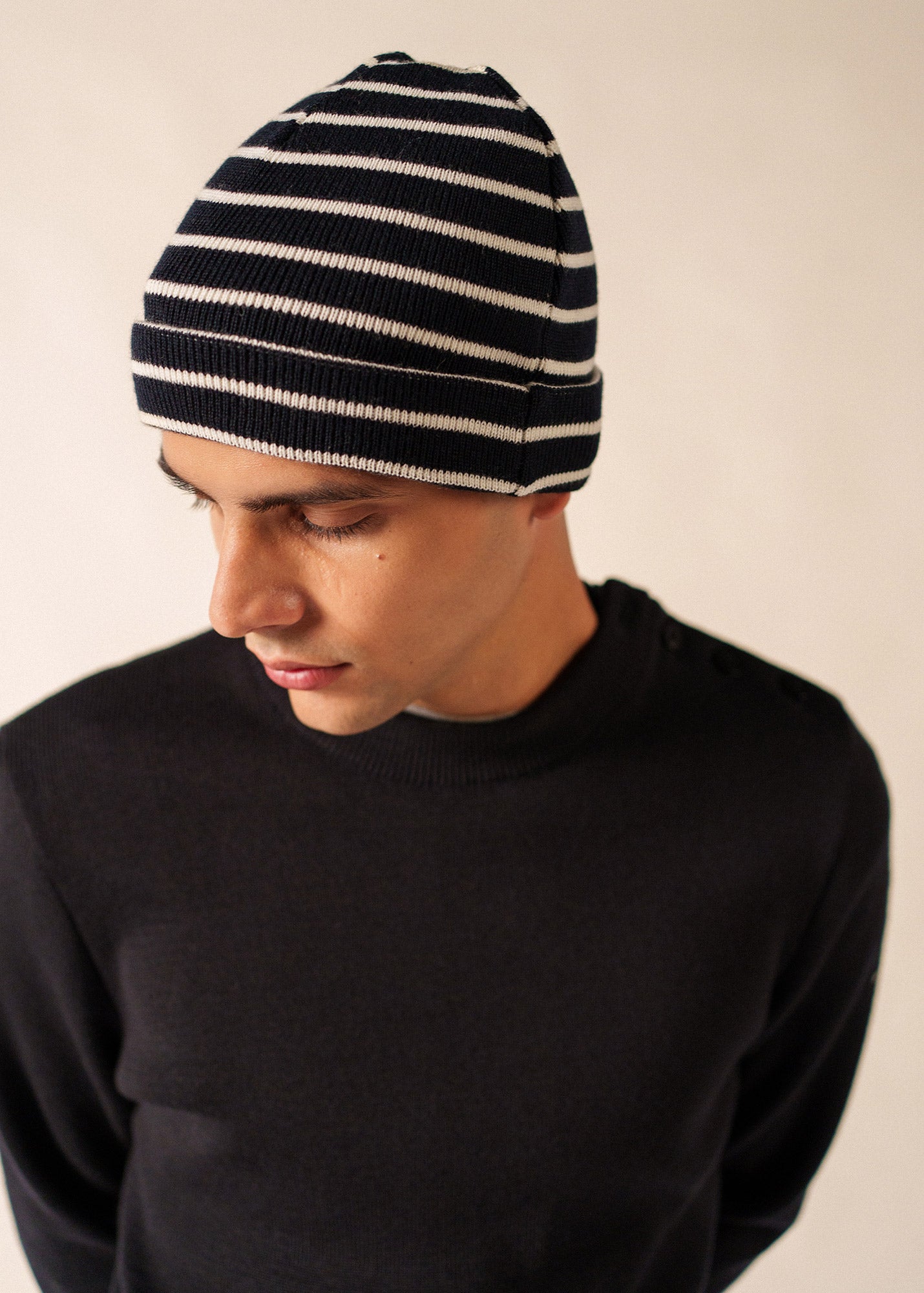 CARTIER Nautical Beanie (NAVY / IVORY)