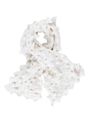 ALVEOLE Fancy Knit Scarf (IVORY)