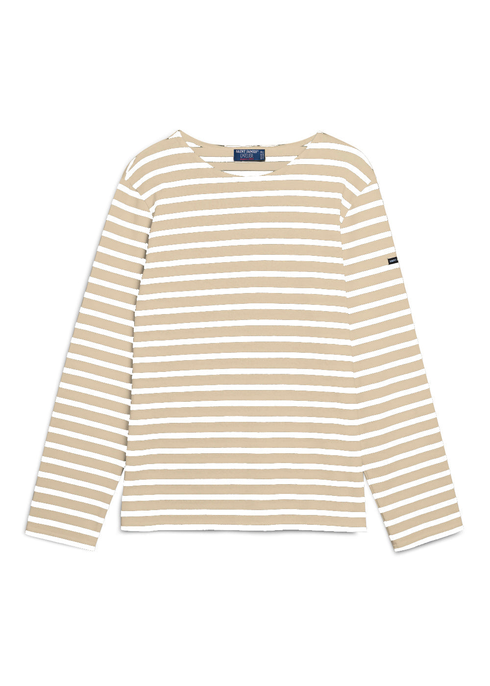 MERIDIEN MODERNE Breton Shirt (OATMEAL / WHITE)