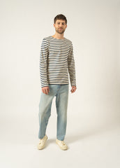 MERIDIEN MODERNE Breton Shirt (ECRU / NAVY)