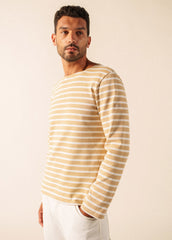 MERIDIEN MODERNE Breton Shirt (SAIL CANVAS / WHITE)