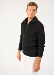 COTENTIN Trucker Sweater (DARK GRAY)