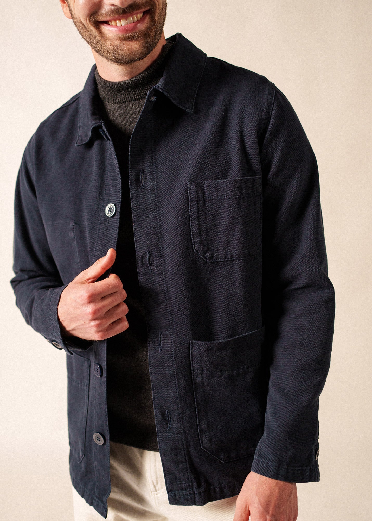 SIROCCO II French Chore Jacket (NAVY)