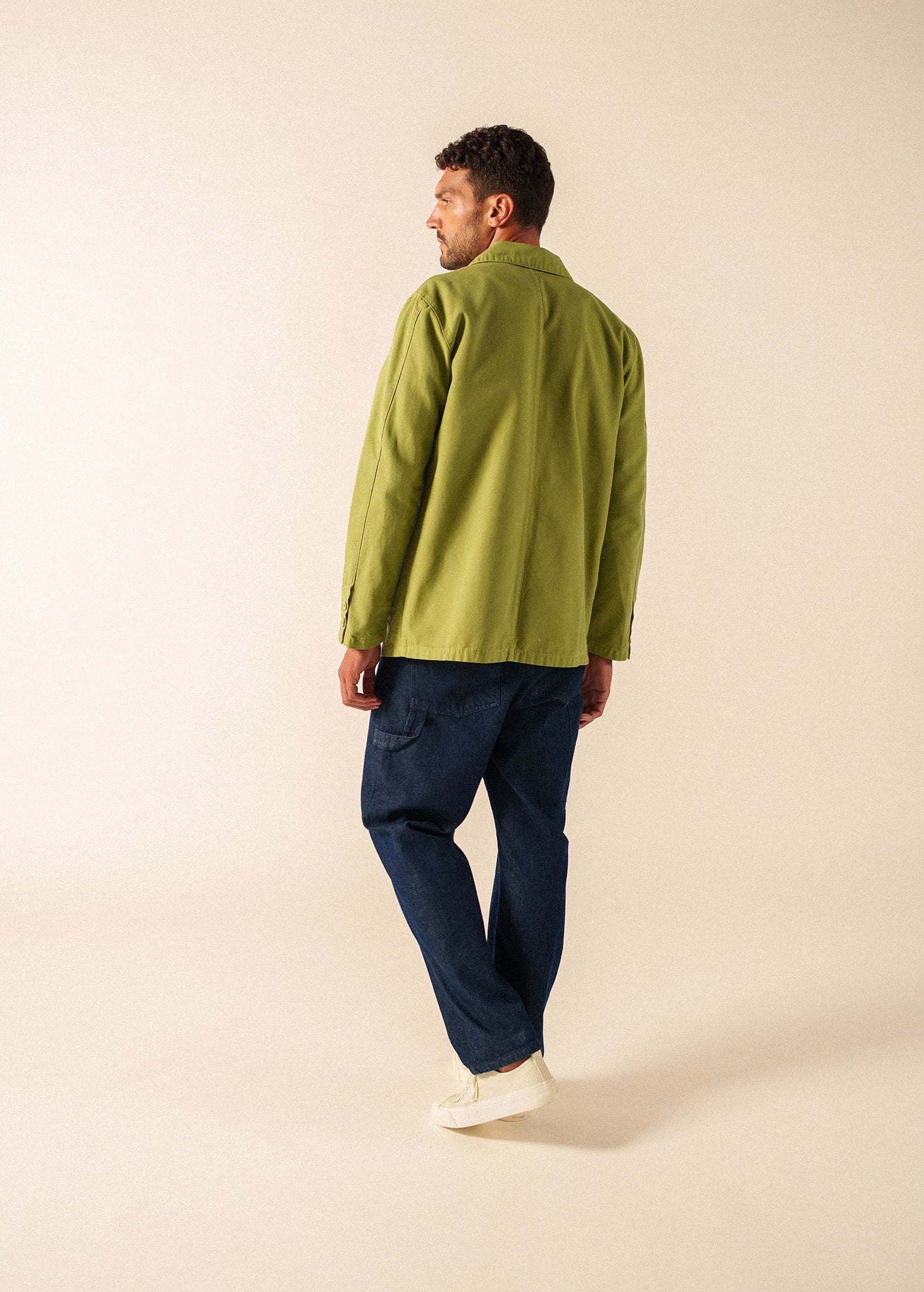 SIROCCO III French Chore Jacket (SAGE OLIVE)