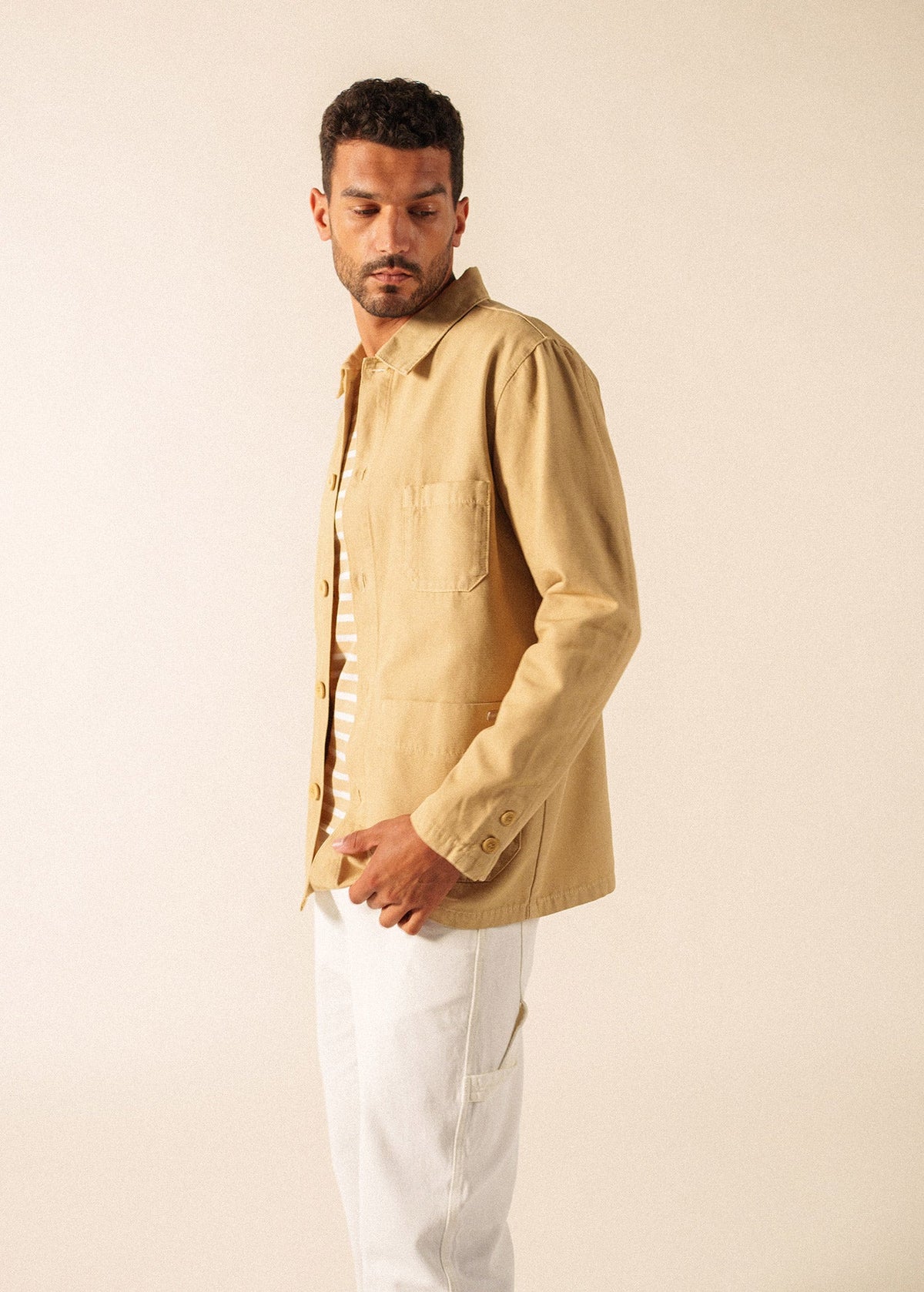 SIROCCO III French Chore Jacket (SAIL CANVAS)