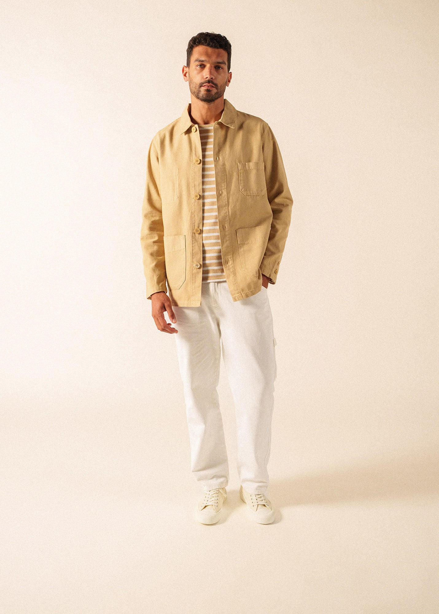 SIROCCO III French Chore Jacket (SAIL CANVAS)