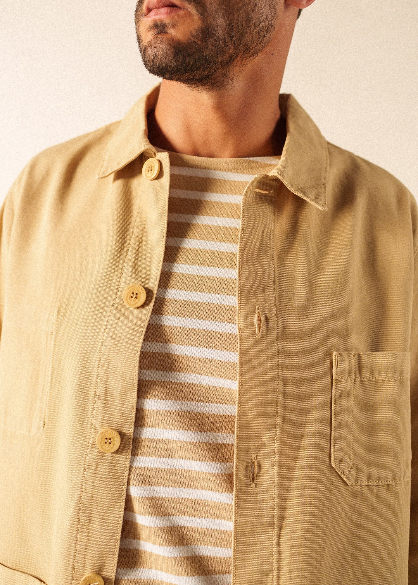SIROCCO III French Chore Jacket (SAIL CANVAS)