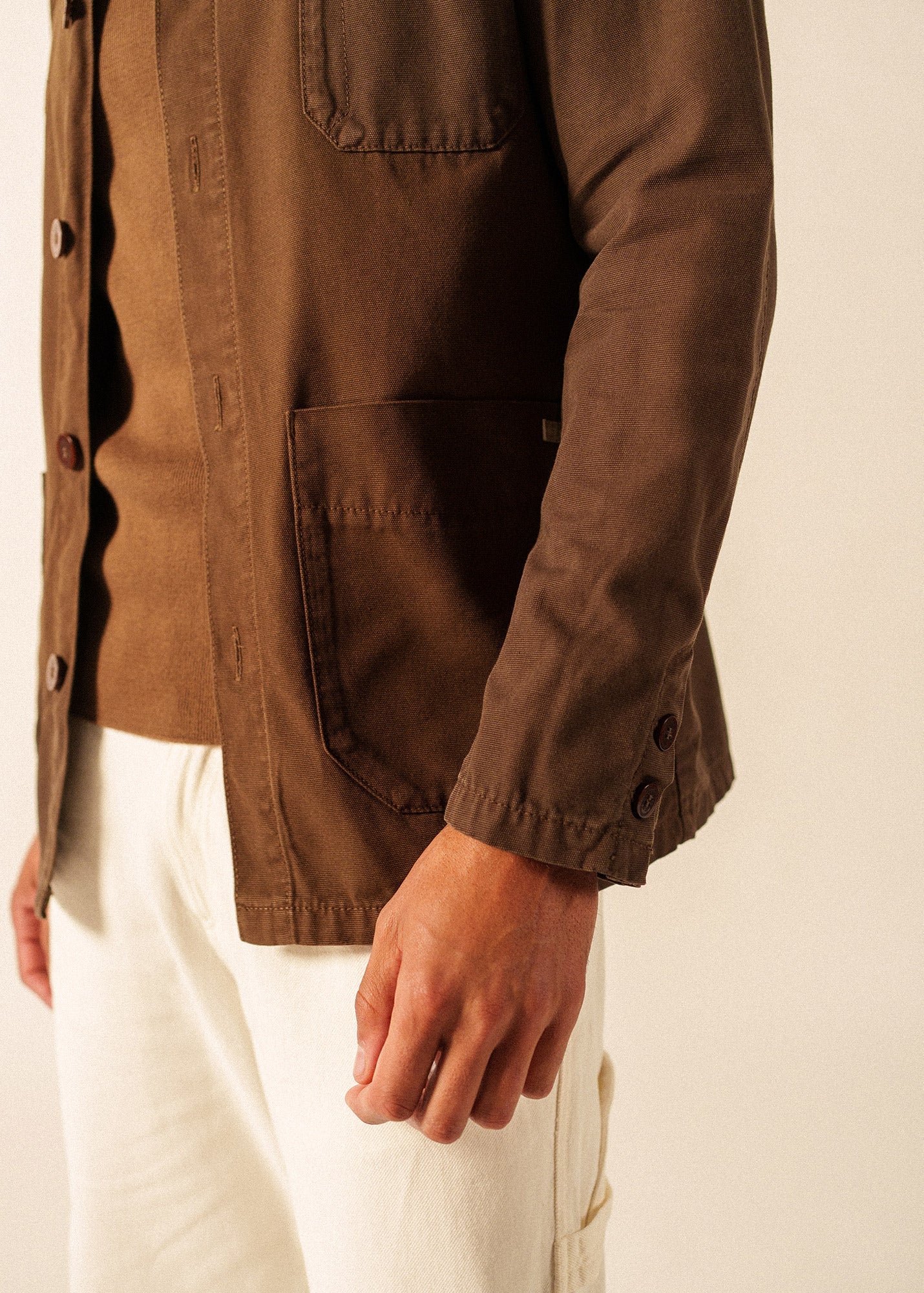 SIROCCO III French Chore Jacket (CHOCOLATE)