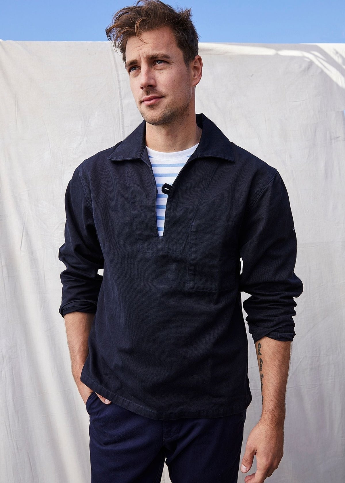 NEMO II French Sailor Jacket  (NAVY)