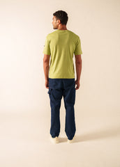 LUMIO cotton t-shirt (SAGE OLIVE)