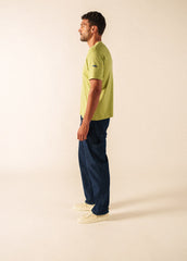 LUMIO cotton t-shirt (SAGE OLIVE)