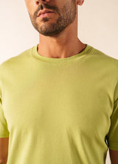 LUMIO cotton t-shirt (SAGE OLIVE)