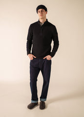 LOUP DE MER II Wool Sweater (NAVY)