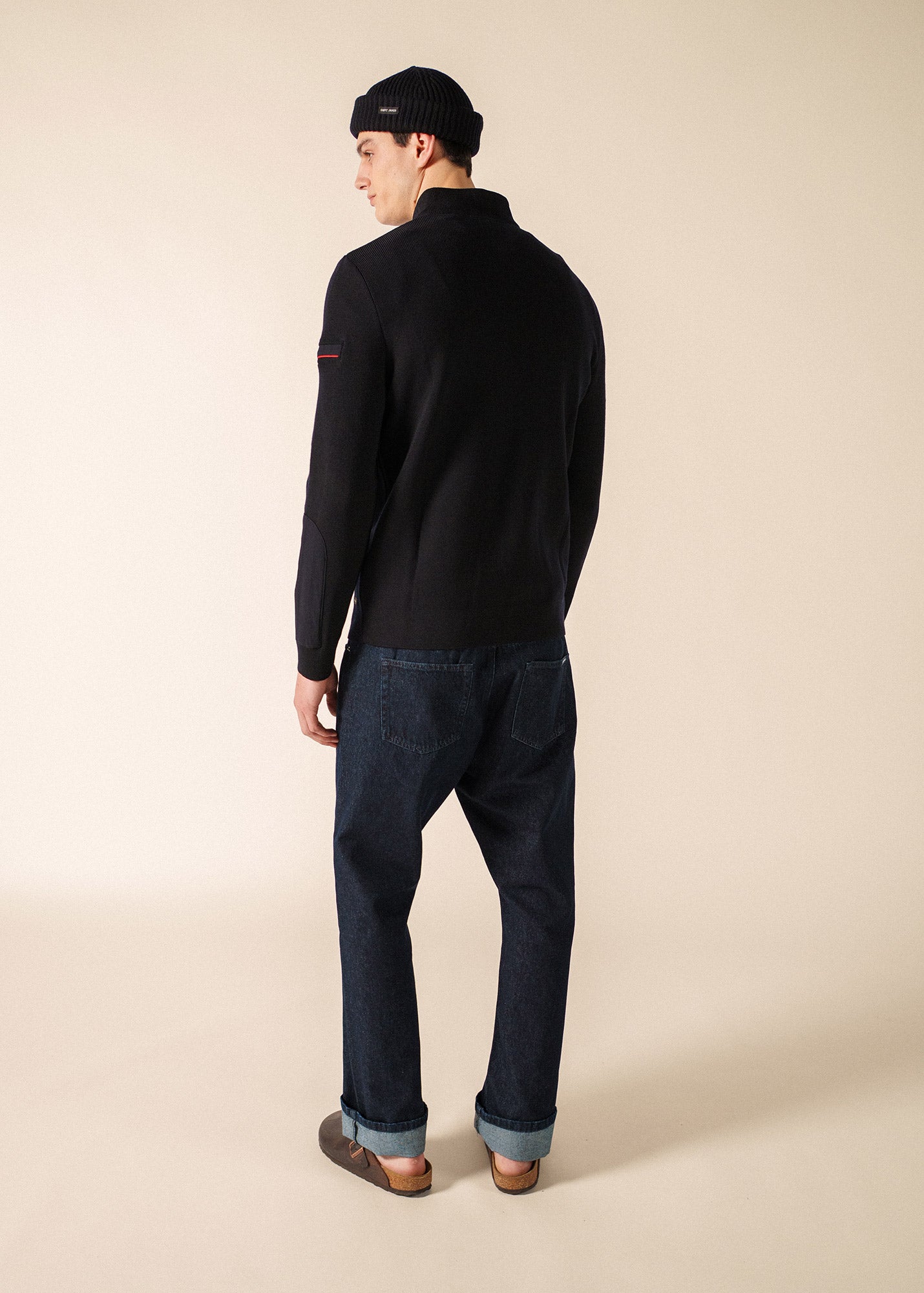 LOUP DE MER II Wool Sweater (NAVY)