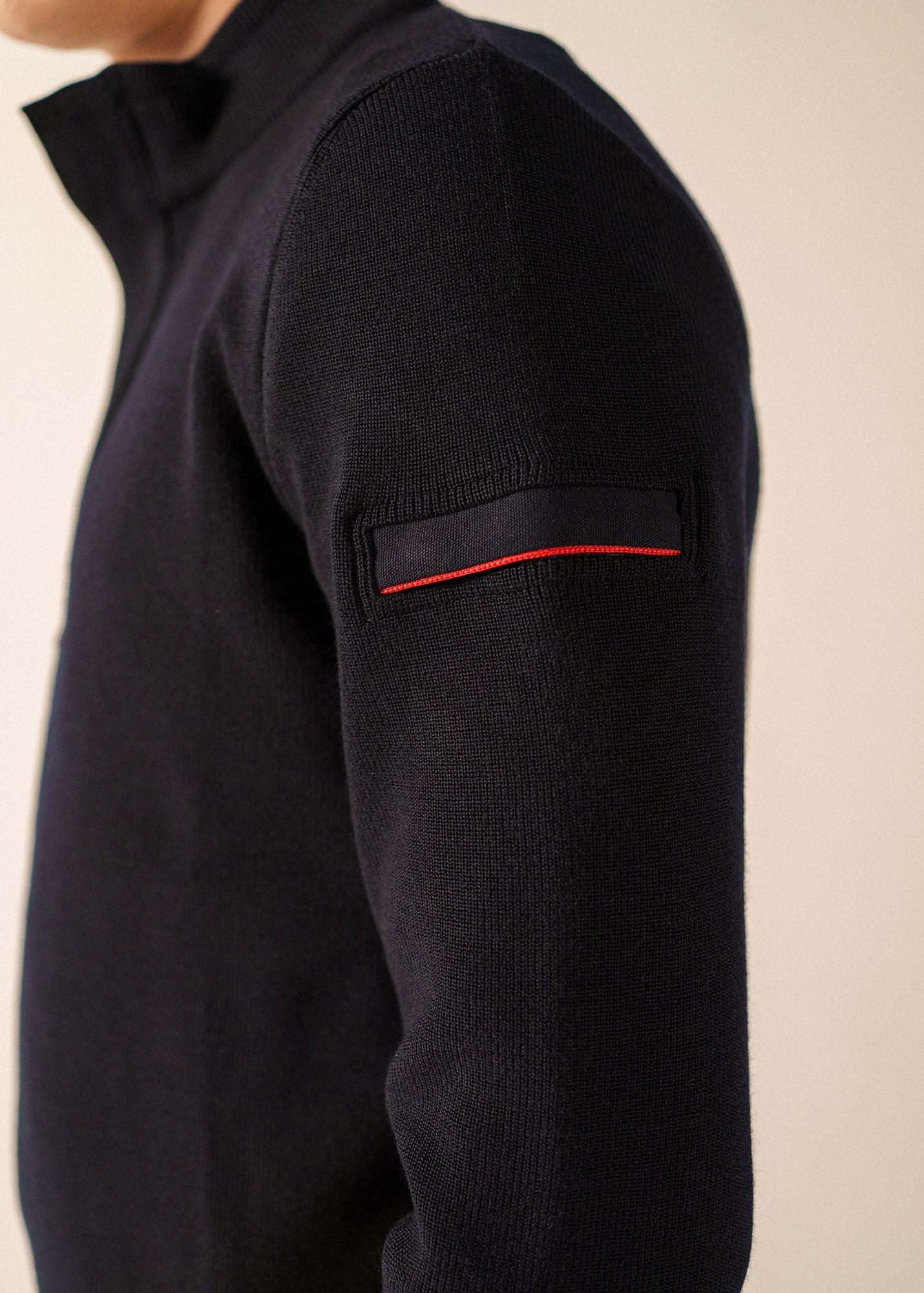 LOUP DE MER II Wool Sweater (NAVY)