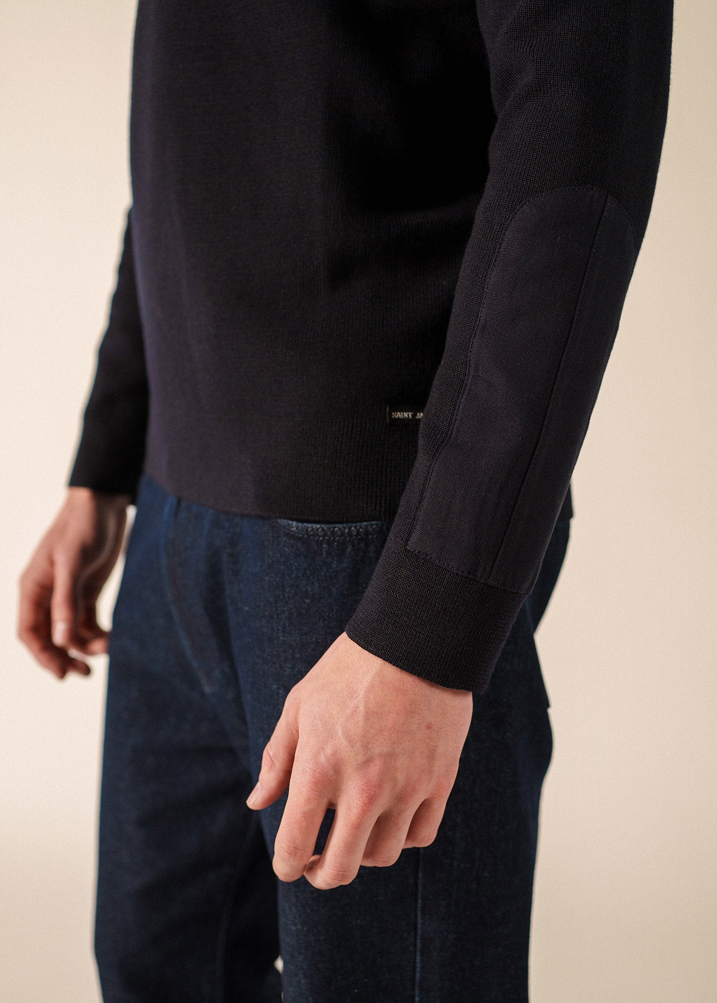 LOUP DE MER II Wool Sweater (NAVY)