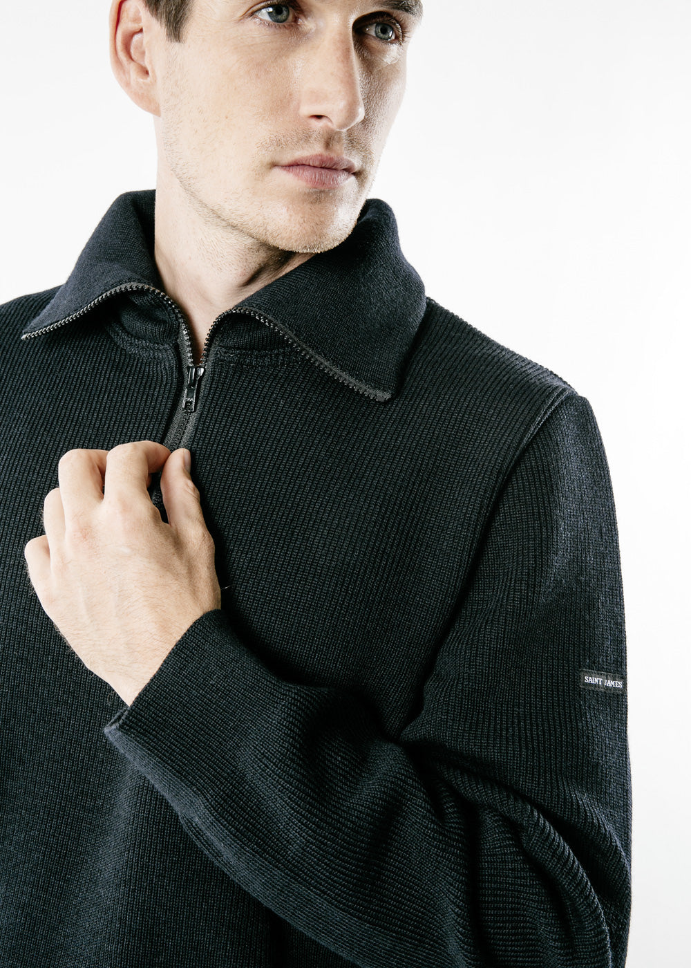 COTENTIN III Trucker Sweater (NAVY)