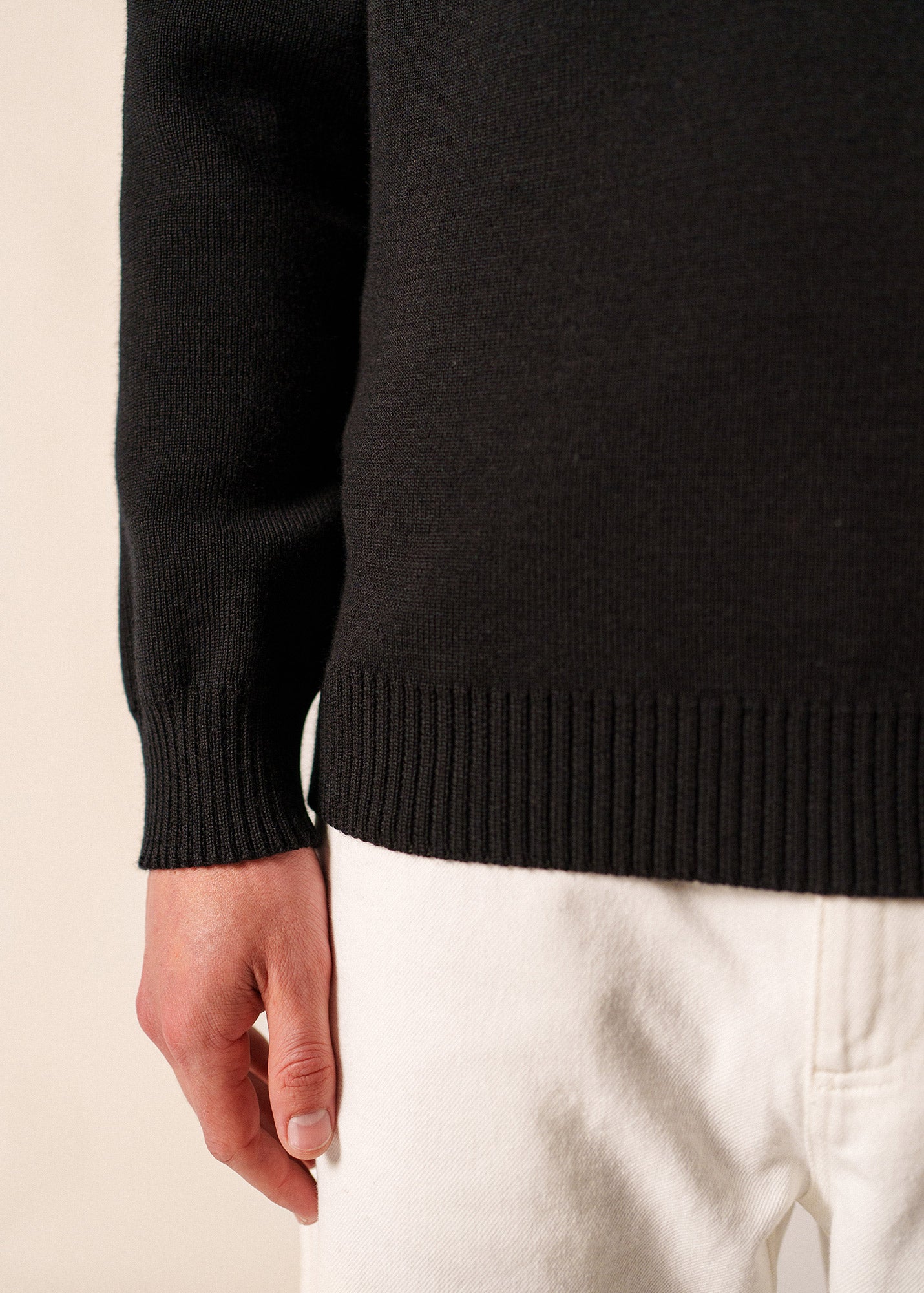 CANCALE Fisherman Sweater (BLACK)