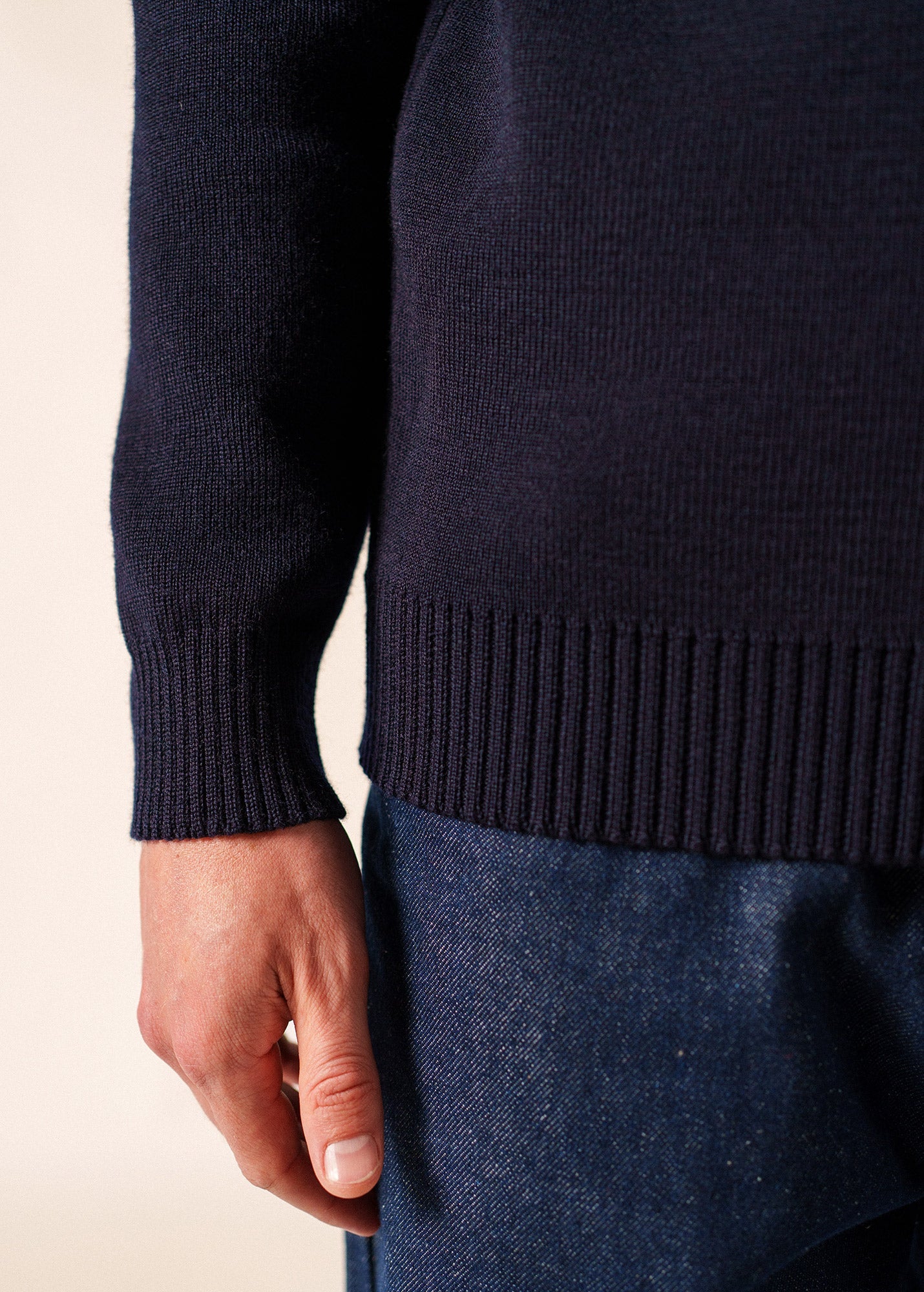 CANCALE Fisherman Sweater (DARK BLUE)